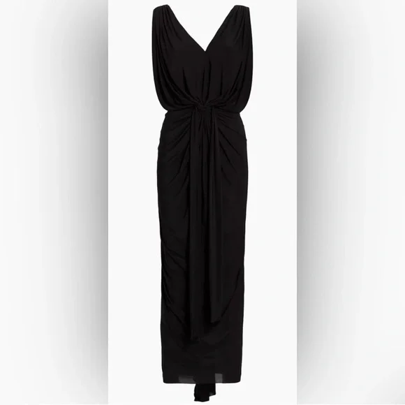 Draped Stretch Maxi Dress - Picture 7 of 14